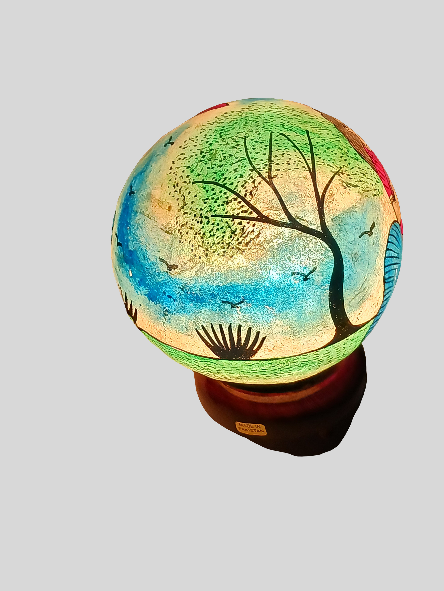 Lampe en vessie de chameau - petit modèle