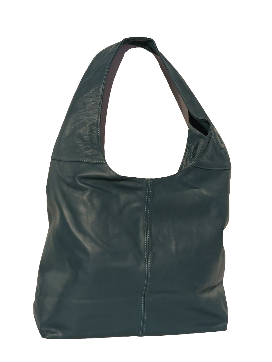 Sac à main en cuir - Indigo