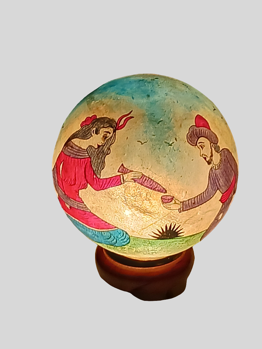 Lampe en vessie de chameau - grand modèle