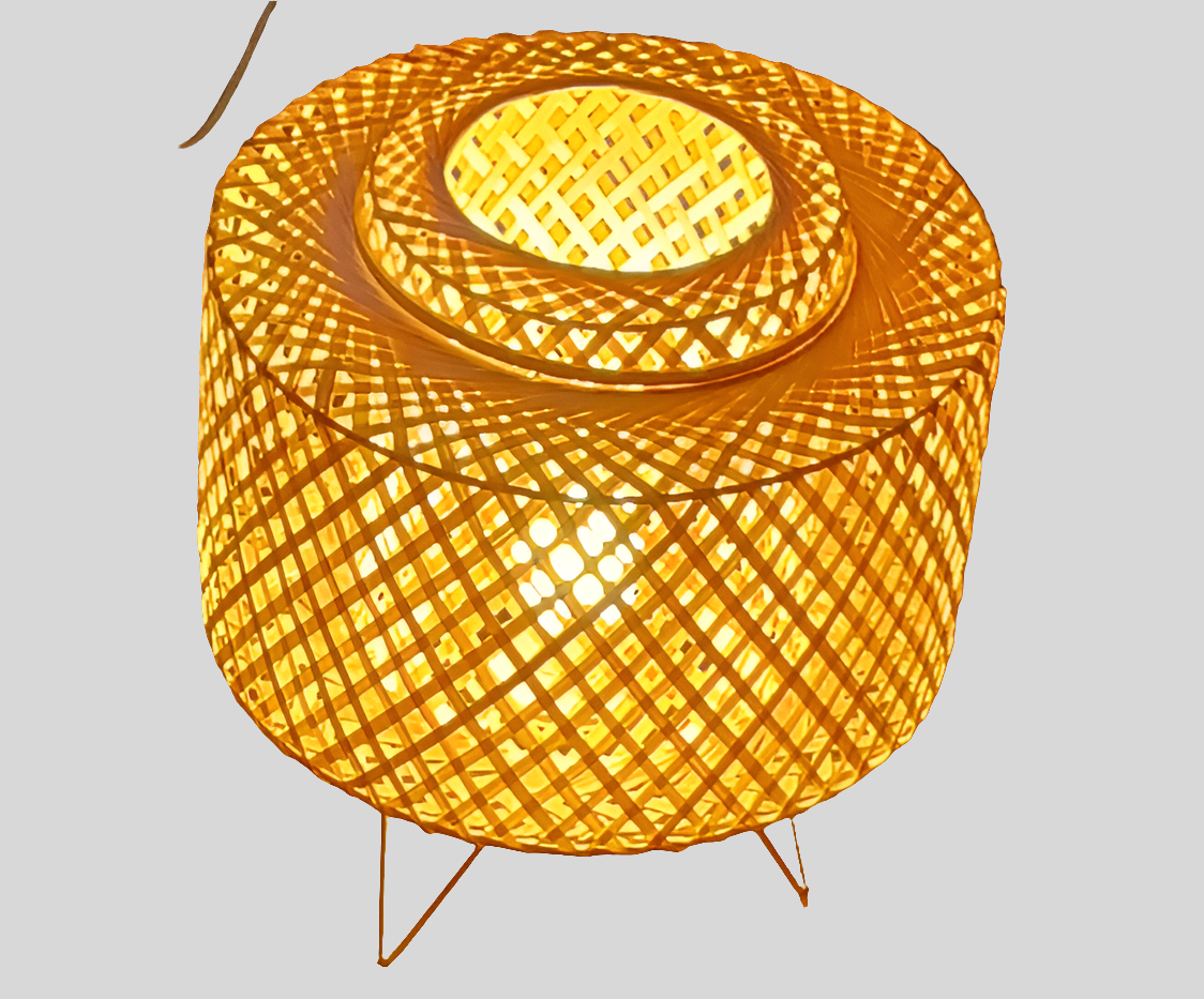 Lampe en bambou - Grand modèle
