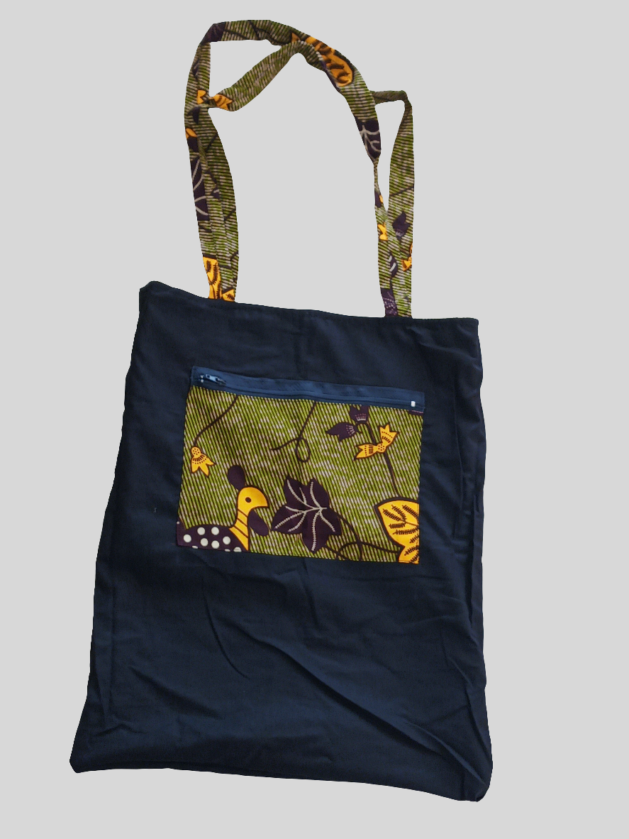 Sac en tissu Tote bag - Doublé avec poche intérieure