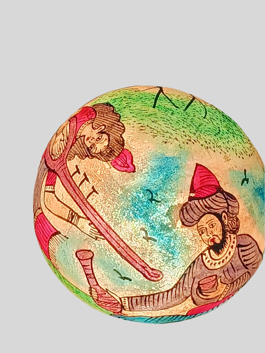 Lampe en vessie de chameau - petit modèle