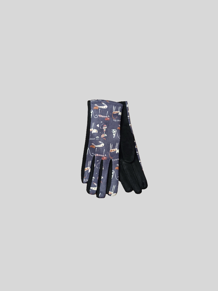 Gants motif chat