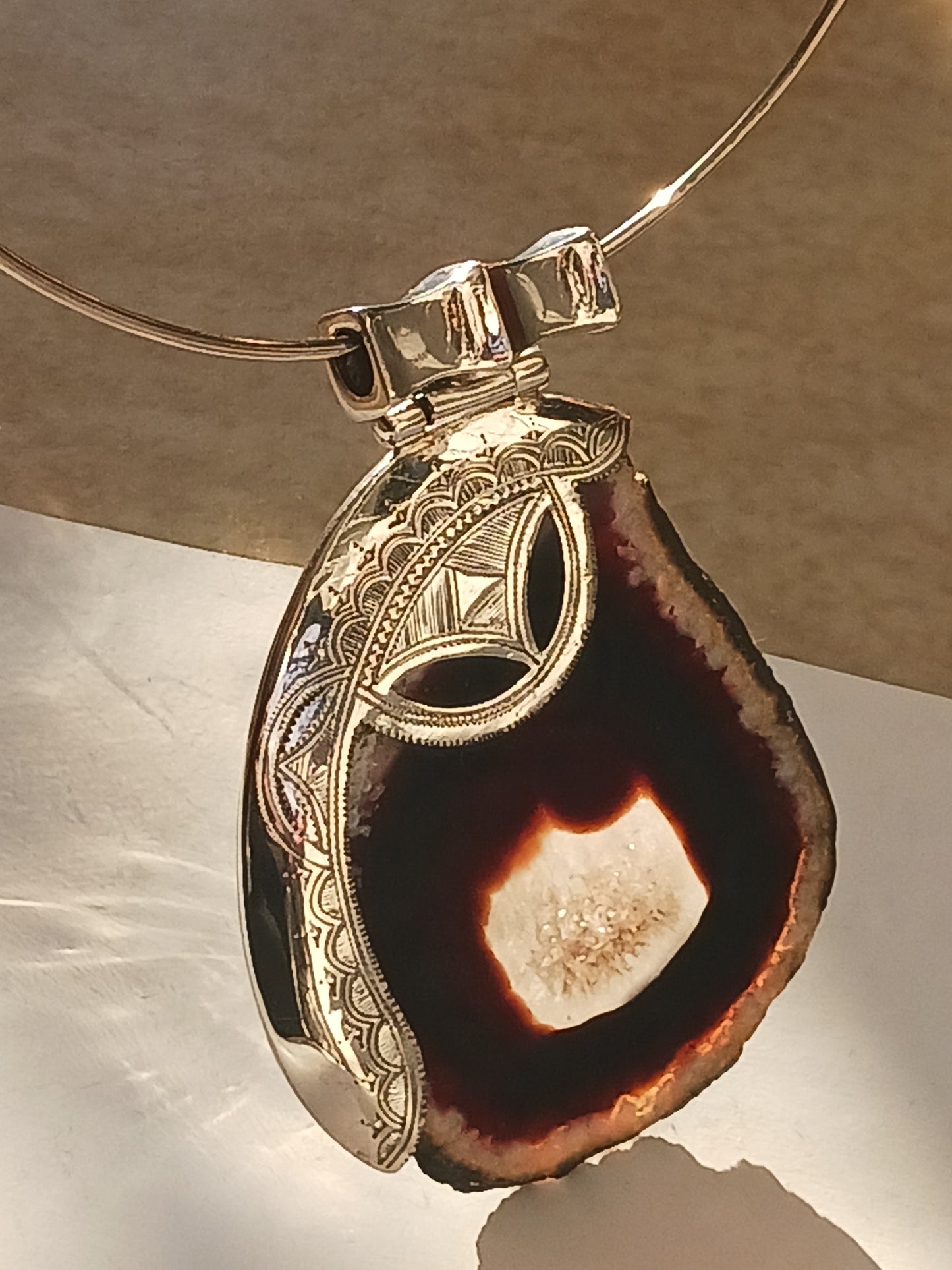 Collier touareg en argent
