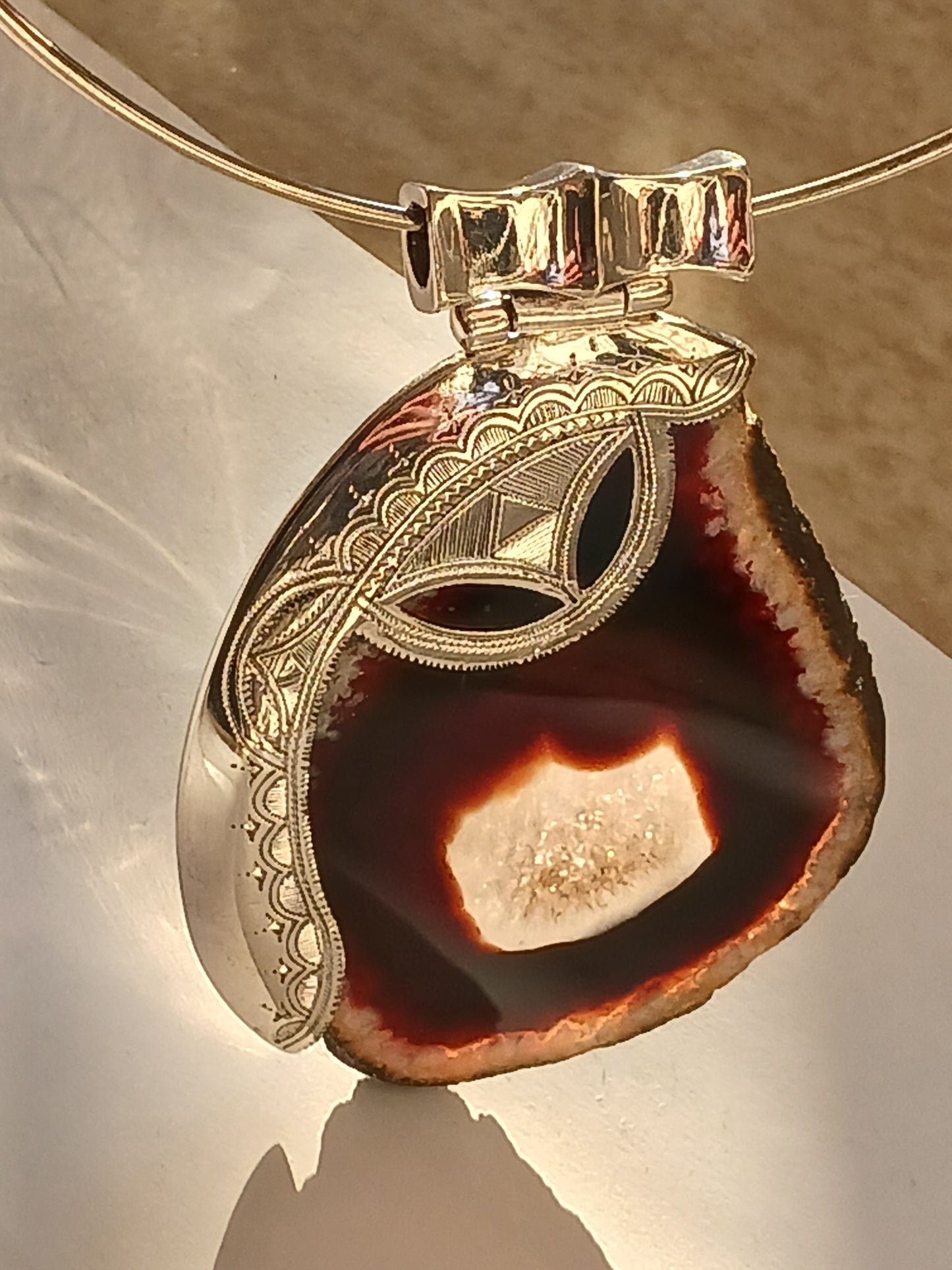 Collier touareg en argent
