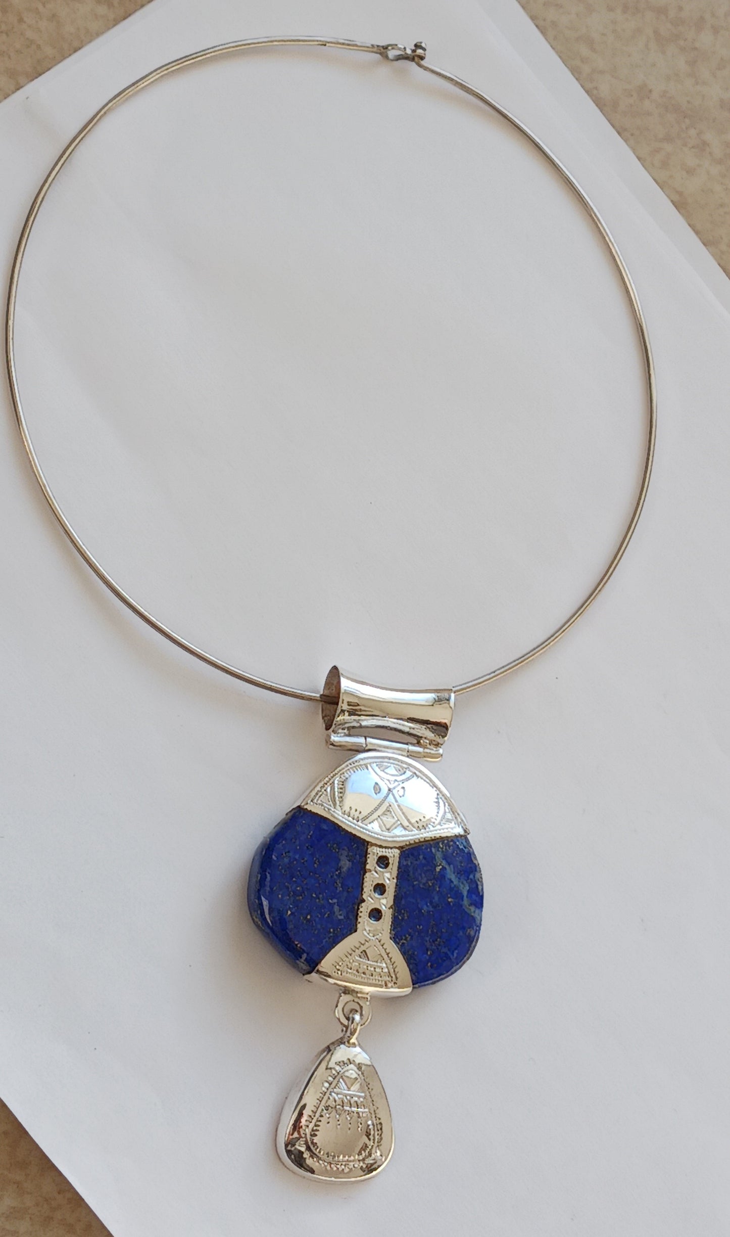 Collier touareg en argent