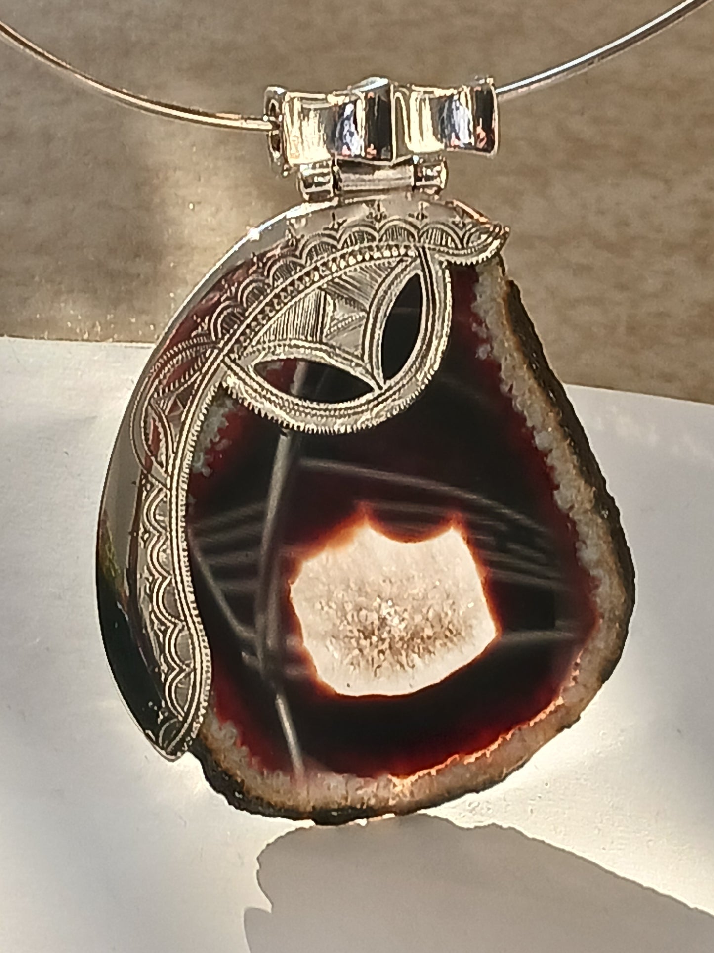 Collier touareg en argent