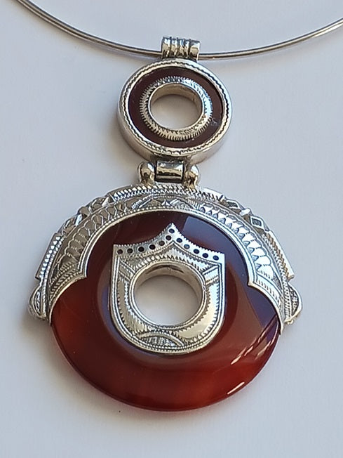 Collier touareg en argent
