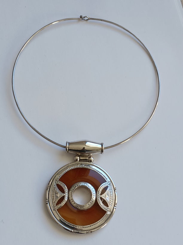 Collier touareg en argent