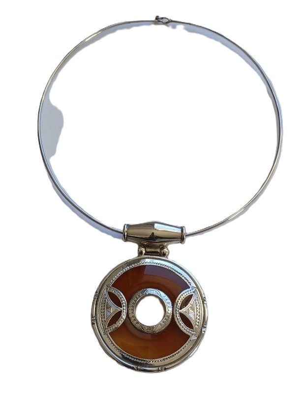 Collier touareg en argent
