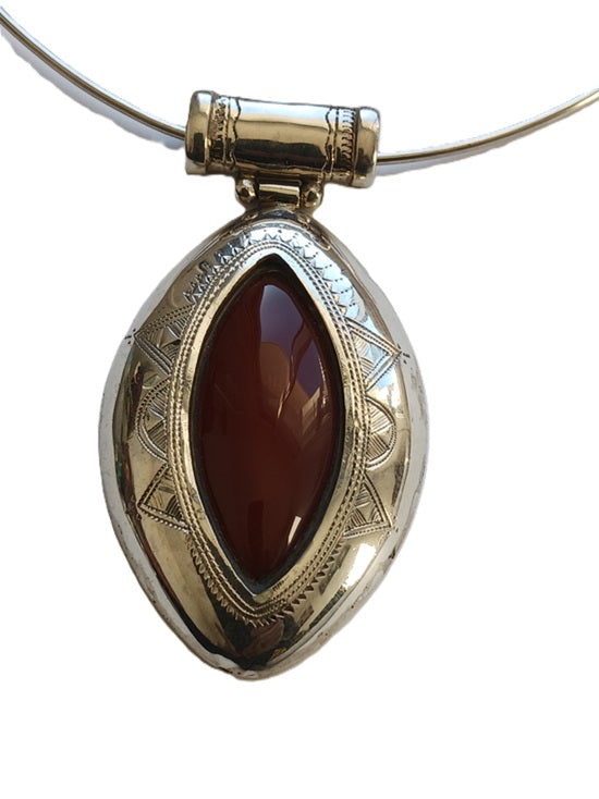 Collier touareg en argent