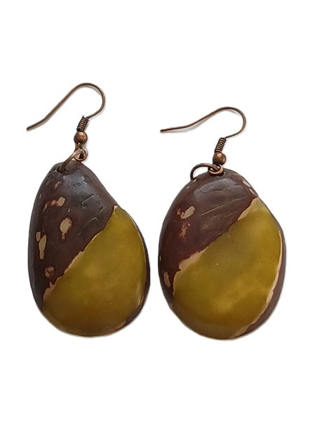 Tagua Seed Earrings