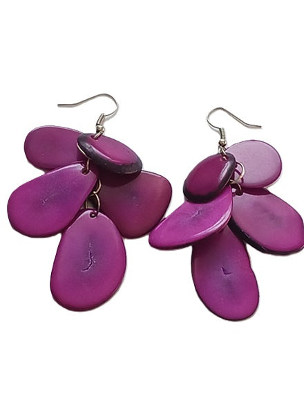 Tagua Seed Earrings