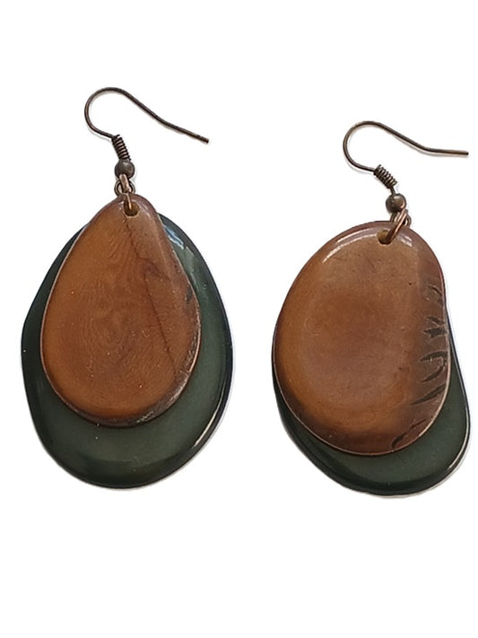 Tagua Seed Earrings