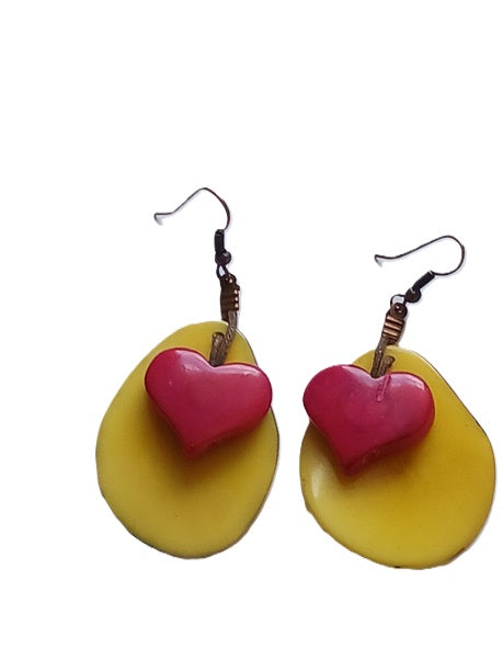 Tagua Seed Earrings