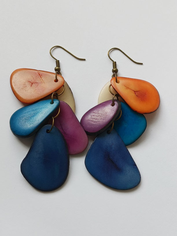 Tagua Seed Earrings