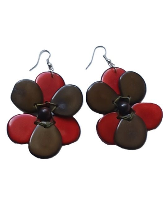 Tagua Seed Earrings