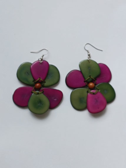 Tagua Seed Earrings