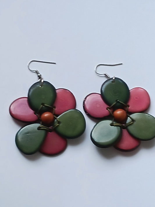 Tagua Seed Earrings