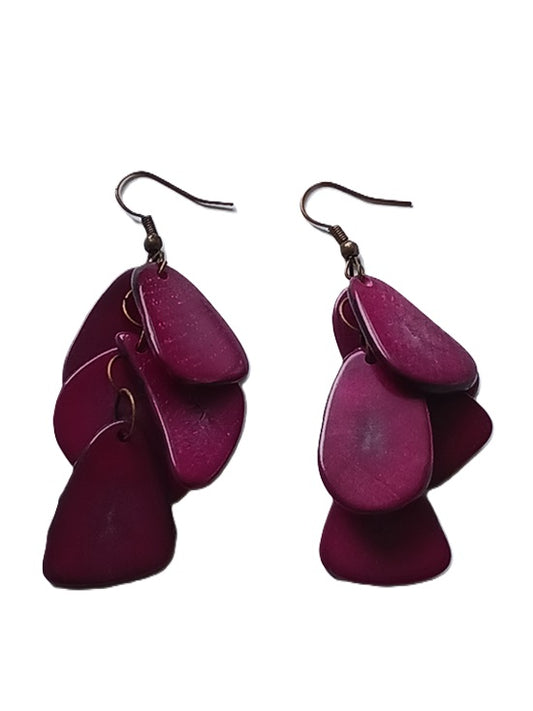 Tagua Seed Earrings