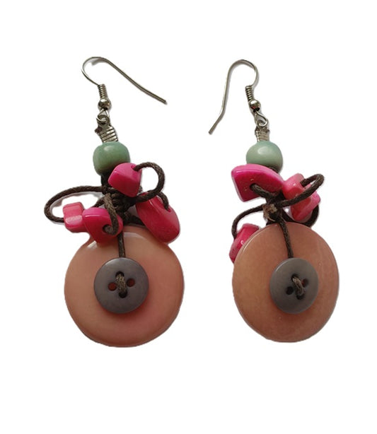 Tagua Seed Earrings