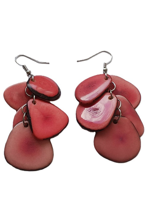Tagua Seed Earrings