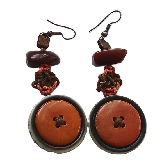 Tagua Seed Earrings