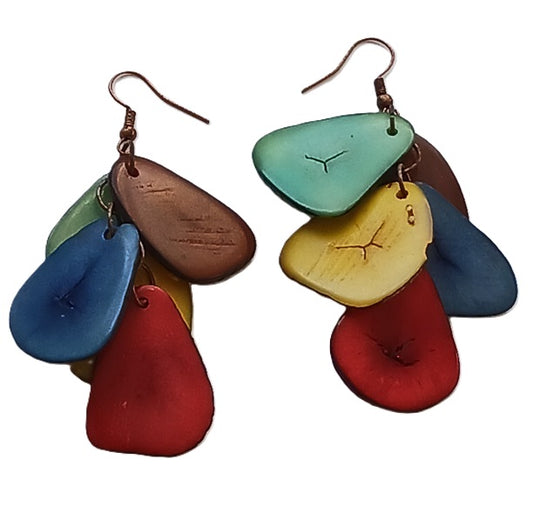 Tagua Seed Earrings
