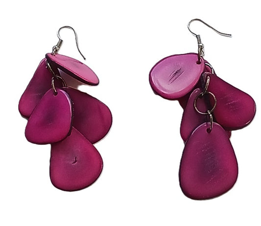 Tagua Seed Earrings
