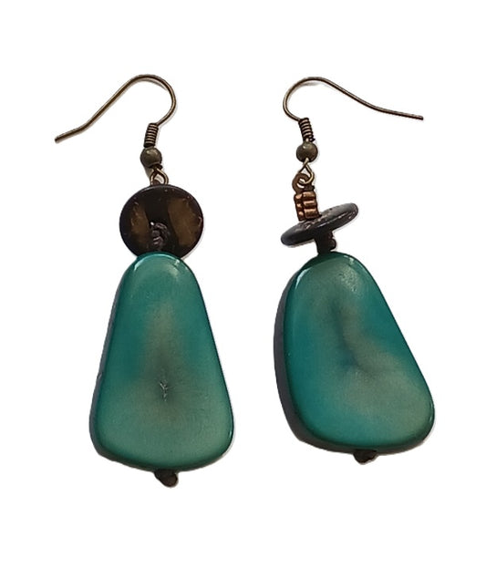 Tagua Seed Earrings