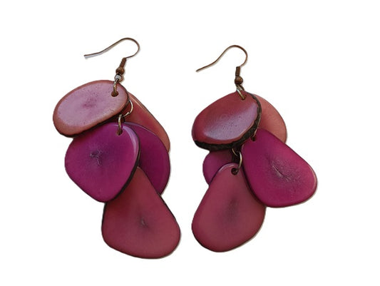 Tagua Seed Earrings