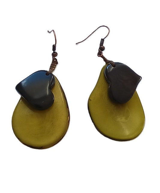 Tagua Seed Earrings