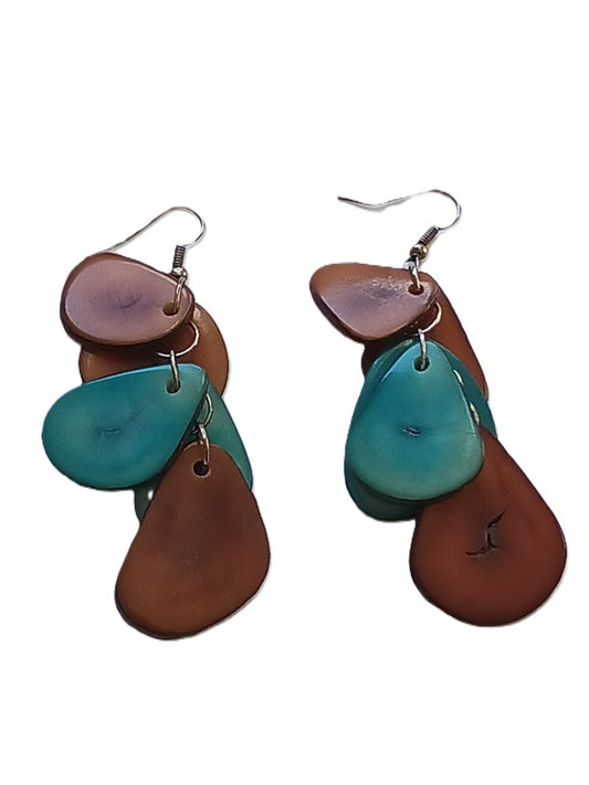 Tagua Seed Earrings