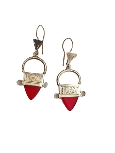 Boucles d'oreilles touareg en argent