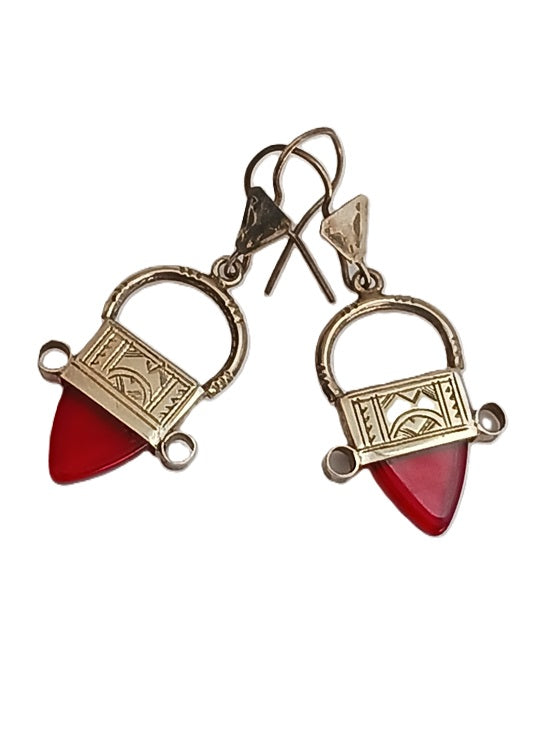Boucles d'oreilles touareg en argent