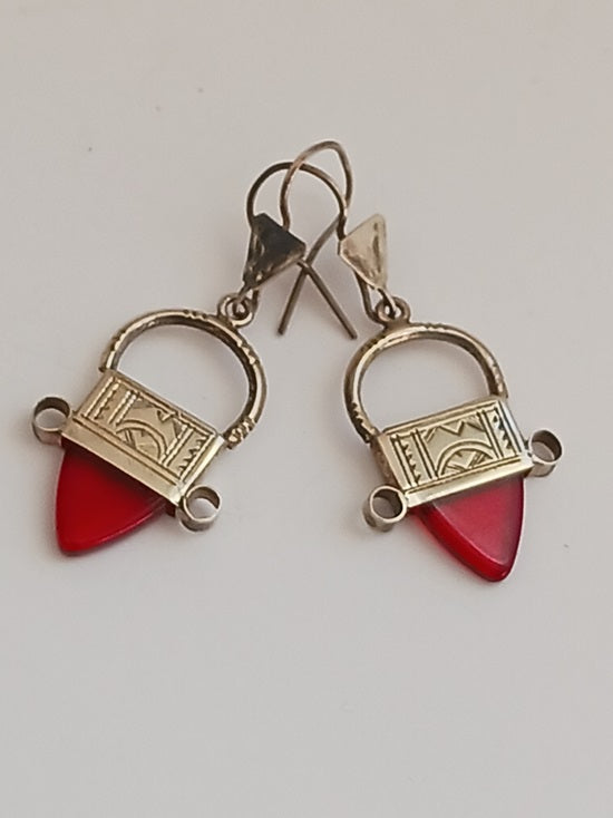 Boucles d'oreilles touareg en argent