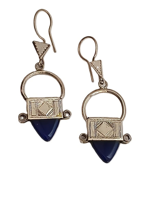Boucles d'oreilles touareg en argent
