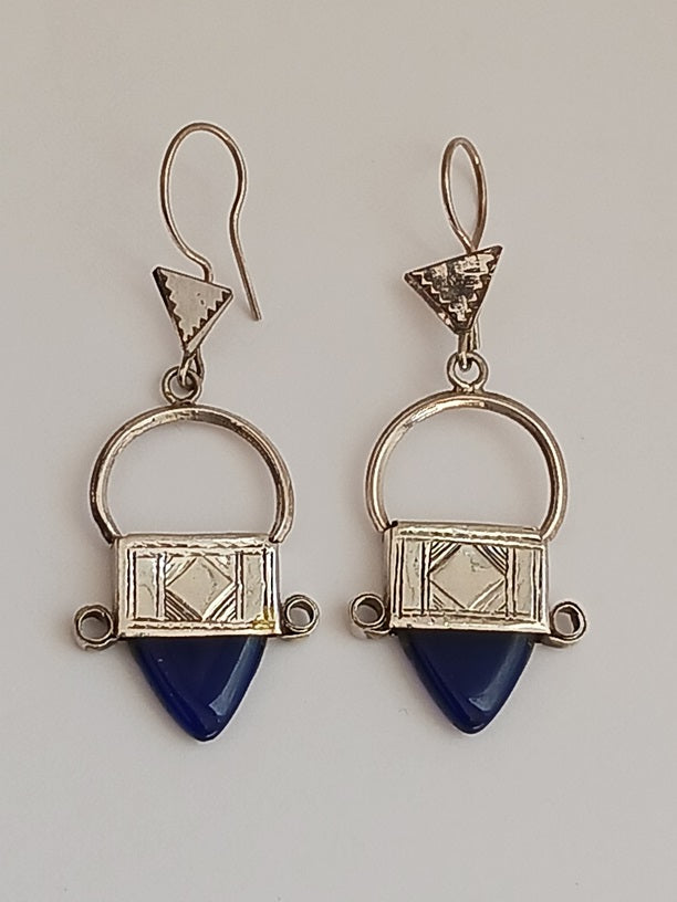 Boucles d'oreilles touareg en argent