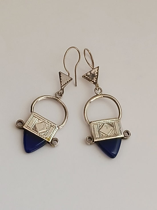 Boucles d'oreilles touareg en argent