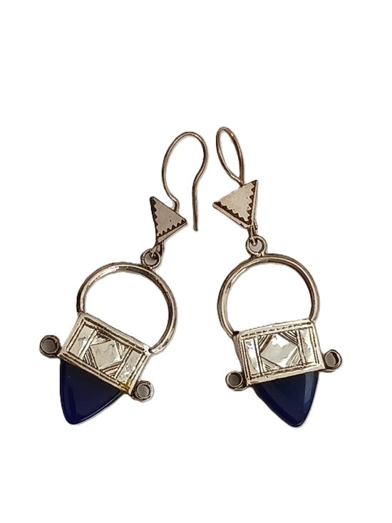 Boucles d'oreilles touareg en argent