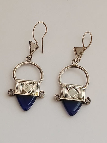 Boucles d'oreilles touareg en argent