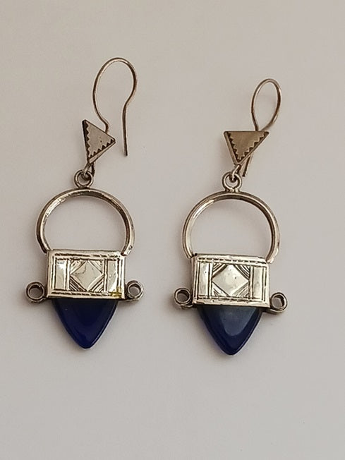 Boucles d'oreilles touareg en argent