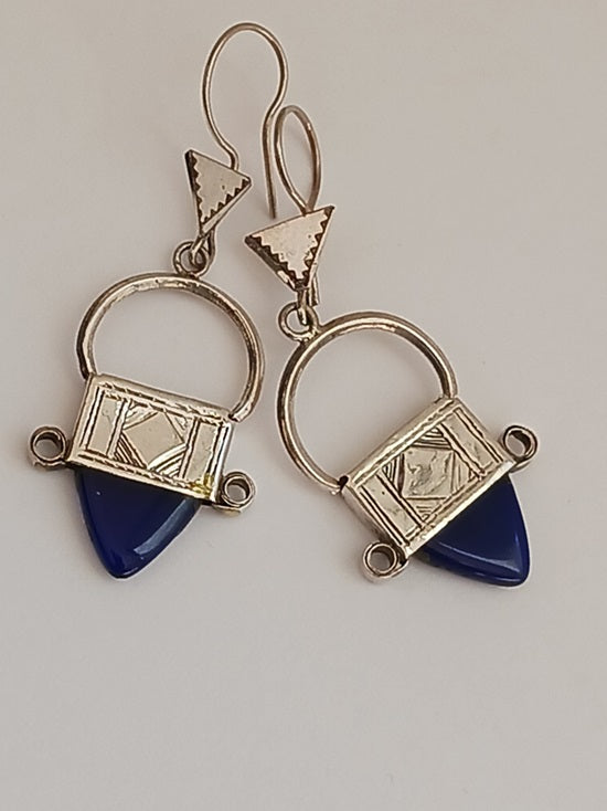 Boucles d'oreilles touareg en argent