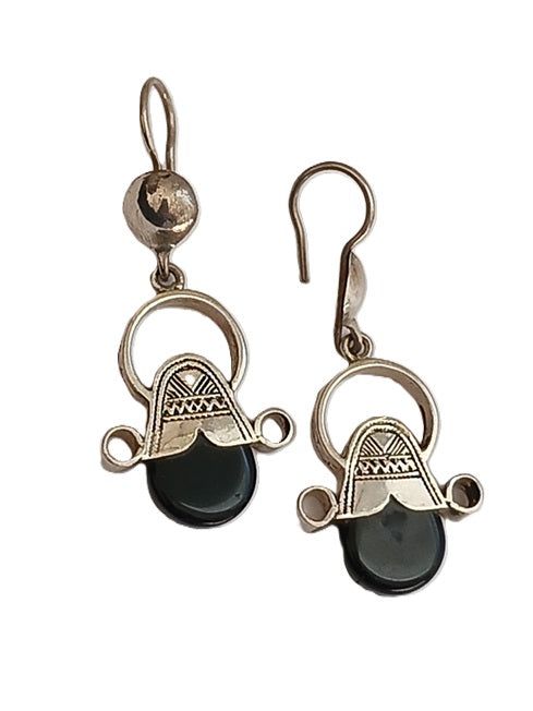Boucles d'oreilles touareg en argent