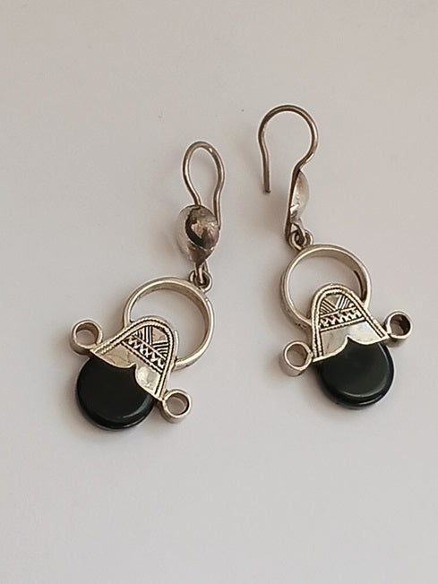Boucles d'oreilles touareg en argent
