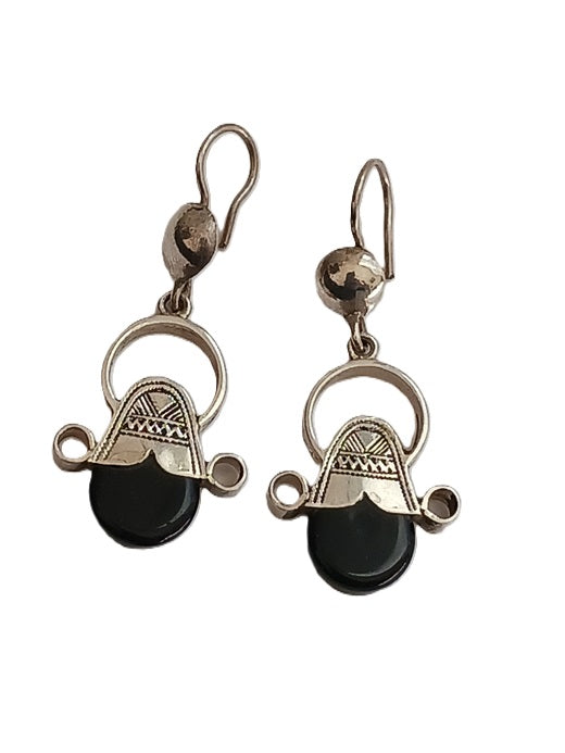 Boucles d'oreilles touareg en argent