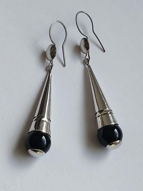 Tuareg silver earrings