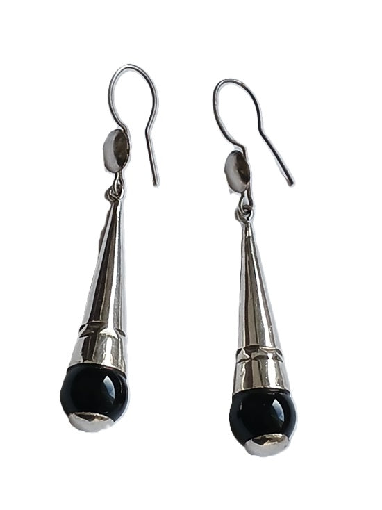 Tuareg silver earrings