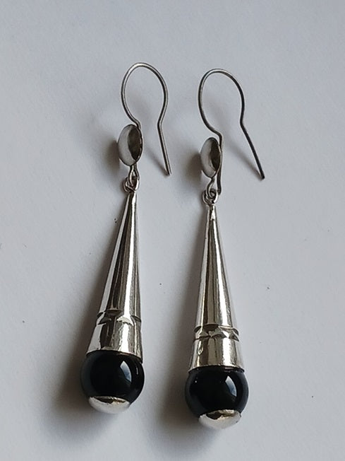 Tuareg silver earrings