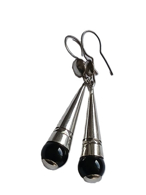 Tuareg silver earrings
